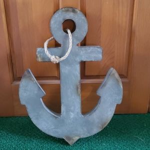 Metal anchor decor